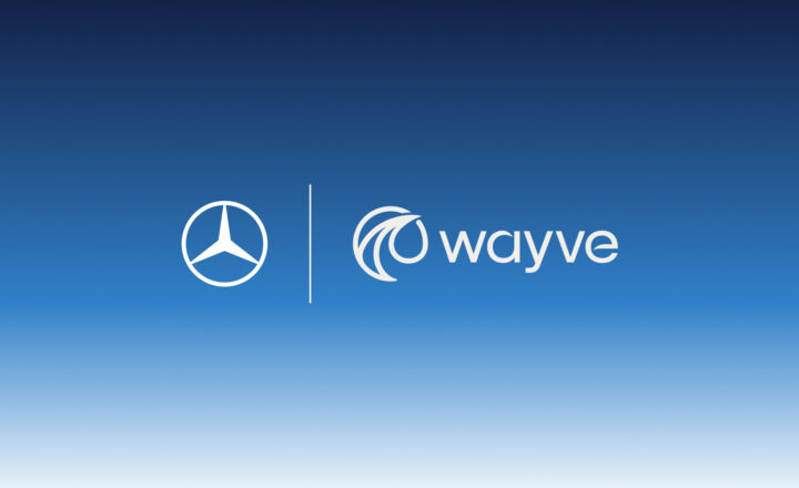 Logo’s van Wayve en Mercedes-Benz bij hun overeenkomst voor AI-rijondersteuning