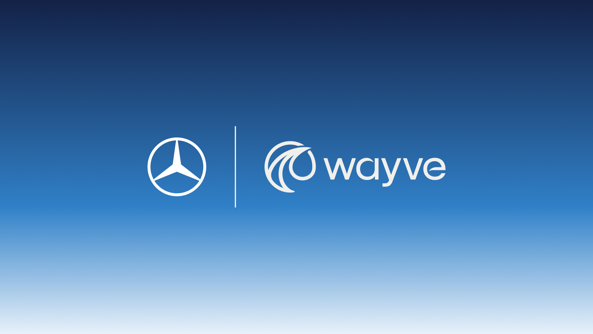 Logo’s van Wayve en Mercedes-Benz bij hun overeenkomst voor AI-rijondersteuning